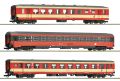 3er Set Personenwag. OEBB #2 - Roco 6200128 Spur H0