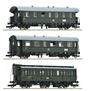 3er Set Nebenbahnzug DR #2 - Roco 6200131 Spur H0