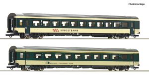 2-tlg. Set 2: Reisezugwagen Voralpen-Express - Roco 6200213 Spur H0
