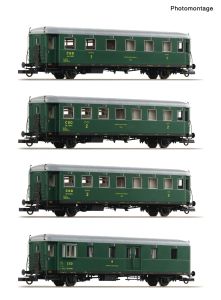 Personenwagen-Set RYBAK CSD III 4-tlg. AC - Roco 6220282 Spur H0