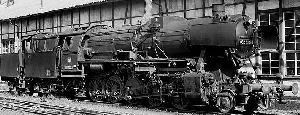 Dampflok BR 052  Kabinentender DB, Ep IV analog - Roco 62258 Spur H0