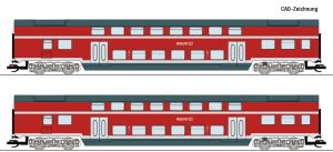 2er Set Dosto DB-AG #2 - Roco 6280009 Spur TT