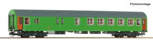 Personenwagen mit Gep�ckabteil Y/B 70 ZSSK gr�n - Roco 6280038 Spur TT