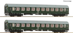 2er Set Personenwagen Y/B 70 PKP - Roco 6280043 Spur TT