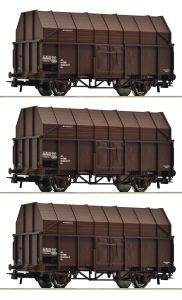 3er Set Sagespanewag. OBB - Roco 6600056 Spur H0