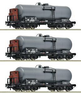 3er Set Kesselwag. DRG - Roco 6600062 Spur H0