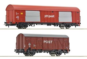 2er Set Postwagen NS - Roco 6600074 Spur H0