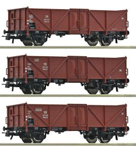 3er Set off. Guterwag. DB - Roco 6600075 Spur H0