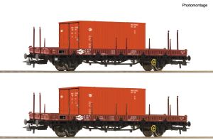 2er Set Rungenwag. MAV - Roco 6600076 Spur H0