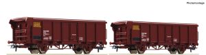 2er Set Rolldachwag. FS - Roco 6600082 Spur H0