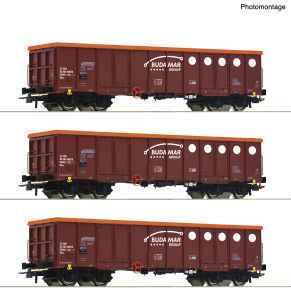 3er Set Eas Budamar - Roco 6600087 Spur H0