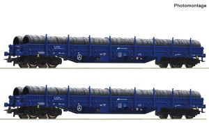 2er Set Rungenwag. Res PKP-Ca - Roco 6600099 Spur H0