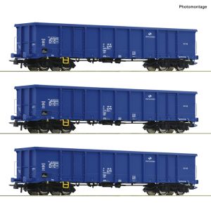 3er Set off.Guterwag. Eanos P - Roco 6600100 Spur H0