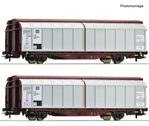 2er Set Schiebewandwag. DB - Roco 6600111 Spur H0