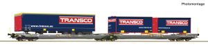 Doppeltwg. T3000e Hupac+Trans - Roco 6600113 Spur H0