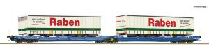 Doppeltwg. T3000e VTG + Raben - Roco 6600117 Spur H0
