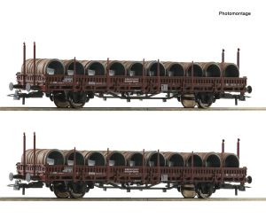 2er Set Rungenwag. Ks OEBB - Roco 6600120 Spur H0