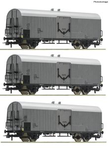 3er Set Kuehlwagen OEBB - Roco 6600140 Spur H0