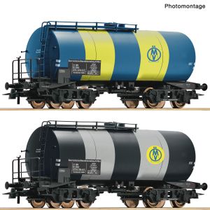 2er Set Kesselwag. OEBB/OEMV - Roco 6600163 Spur H0