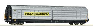Schiebewandwag. Transwaggon - Roco 6600166 Spur H0