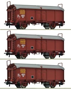 3er Set Schiebedachwag. SNCF - Roco 6600173 Spur H0