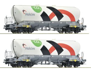 2er Set Silowag. Holcim - Roco 6600192 Spur H0