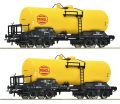 2er Set Kesselwag. DR Minol - Roco 6600199 Spur H0