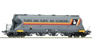 Staubsilowagen Uacs-y DR IV Plaste und Elaste - Roco 6600254 Spur H0