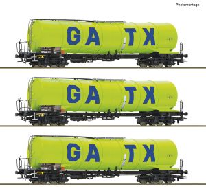 3-tlg. Set: Kesselwagen - Roco 6600277 Spur H0