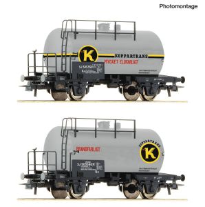 2-tlg. Set: Kesselwagen - Roco 6600302 Spur H0