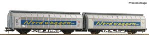 Schiebewandwagen-Doppeleinheit - Roco 6600311 Spur H0