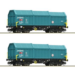 2er Set Teleskophaubenwag. SB - Roco 6680014 Spur TT