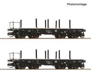 2er Set Schwerlastwagen DB - Roco 6680028 Spur TT