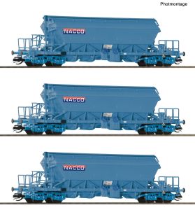 3er Set Kaliwagen Nacco - Roco 6680031 Spur TT