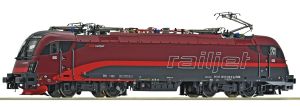 E-Lok BR 1216 016-6 Railjet - Roco 7500182 Spur H0