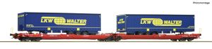 Doppeltaschen-Gelenkwagen T3000e Walter - Roco 77385 Spur H0