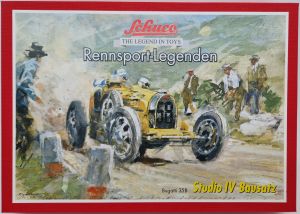 Studio IV Bugatti 35B rot-weiss - Bausatz NEU - Schuco 01745 1:24