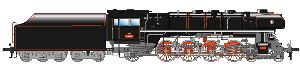 Dampflok BR 498 105 CSD Ep. IVa - Spur1at 10607 Spur 1