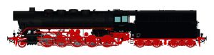 Dampflok BR 44 196 DRost IIIb �l FS - Spur1at 11118.1 Spur 1
