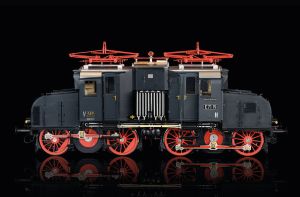 E-Lok E71 19 Ep. IIc DRG schwarzgrau/schwarz/feuerrot - Spur1at 30405.0 Spur 0