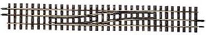 Gleiswechsel rechts/links H0-H0e, L�nge 228 mm - Tillig 85186 Spur H0