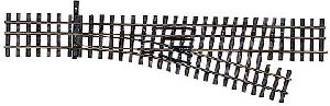 Dreischienen-Schmalspurweiche rechts H0/H0e-H0e, L�nge 228 m - Tillig 85191 Spur H0