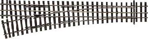 Dreischienen-Schmalspurweiche H0/H0m-H0m, links, L�nge 228 m - Tillig 85194 Spur H0