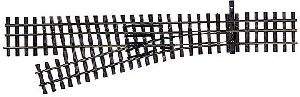 Dreischienen-Schmalspurweiche, H0/H0m-H0, rechts, L�nge 228 - Tillig 85197 Spur H0