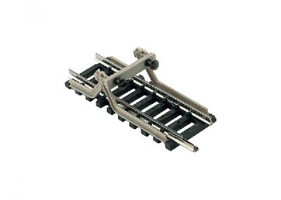 Prellbock mit Gleis 50 mm, in Profil-Konstruktion - Trix 14991 Spur N