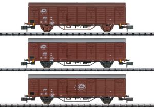 G�terwagen-Set Expressgut DR - Trix 18902 Spur N