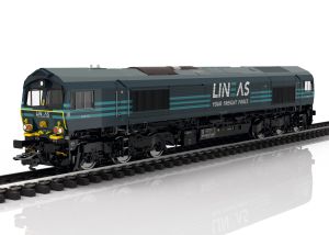 Diesellok EMD Class 66 LINEAS Ep VI Digi-Sound Trix Express - Trix 22693 Spur H0