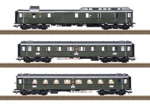 Wagen-Set PwPost4�-28 DRG - Trix 23650 Spur H0