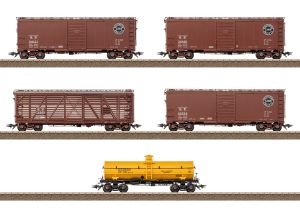 US G�terwagenset SP Southern Pacific 5-tlg. LIM. - Trix 24915 Spur H0