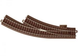 C-Gleis Bogenweiche rechts R1, 360 mm - Trix 62672 Spur H0